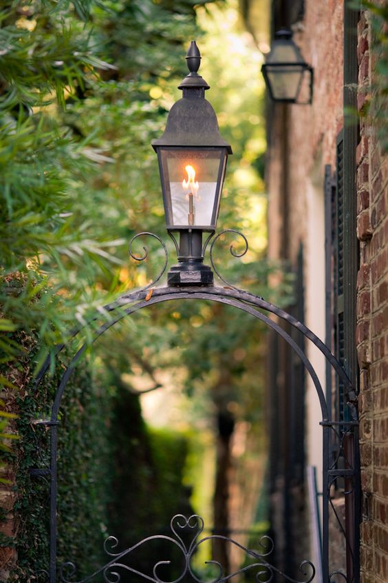 Gas Lanterns in the Lowcountry - Charleston Home + Design Magazine