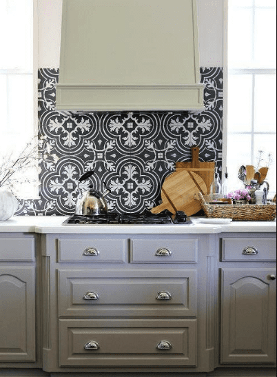 Mosaic Tile Backsplash Spotlighted on Dering Hall