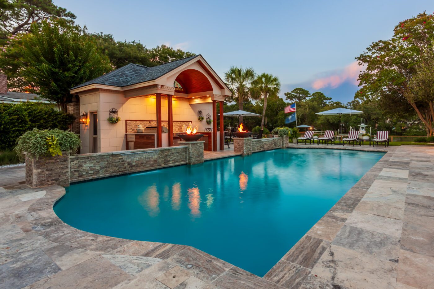 Before + After a Serious Pool Remodel - Charleston Home + Design ...